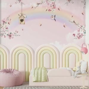 Painel Jardim Vinil - Autocolante Sob Medida - Valor referente a 1m², utilize a calculadora abaixo e veja quantos m² irá precisa para sua parede.  Fosco - Por favor escolher Liso ou Texturizado  Recomendamos acrescentar 10cm tanto na largura quanto na altura por medida de segurança.