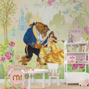 Painel Princesas Vinil - Autocolante Sob Medida - Valor referente a 1m², utilize a calculadora abaixo e veja quantos m² irá precisa para sua parede.  Fosco - Por favor escolher Liso ou Texturizado  Recomendamos acrescentar 10cm tanto na largura quanto na altura por medida de segurança.