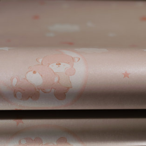 Papel de Parede Infantil Ursinho Vinilizado 10m linear X 0,53cm de largura    