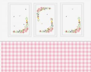 Xadrez com boiserie Papel Padrão ou Adesivo Sob Medida - Valor referente a 1m², utilize a calculadora abaixo e veja quantos m² irá precisa para sua parede.  Por favor escolher Papel ou Adesivo  Recomendamos acrescentar 10cm tanto na largura quanto na altura por medida de segurança.
